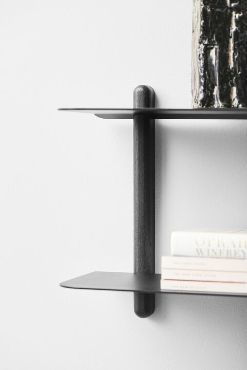 Nivo hylde F sort ask/ sort