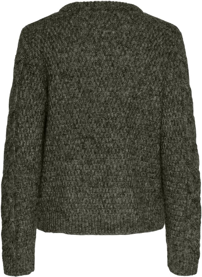 PCNINA LS O-NECK KNIT NOOS BC