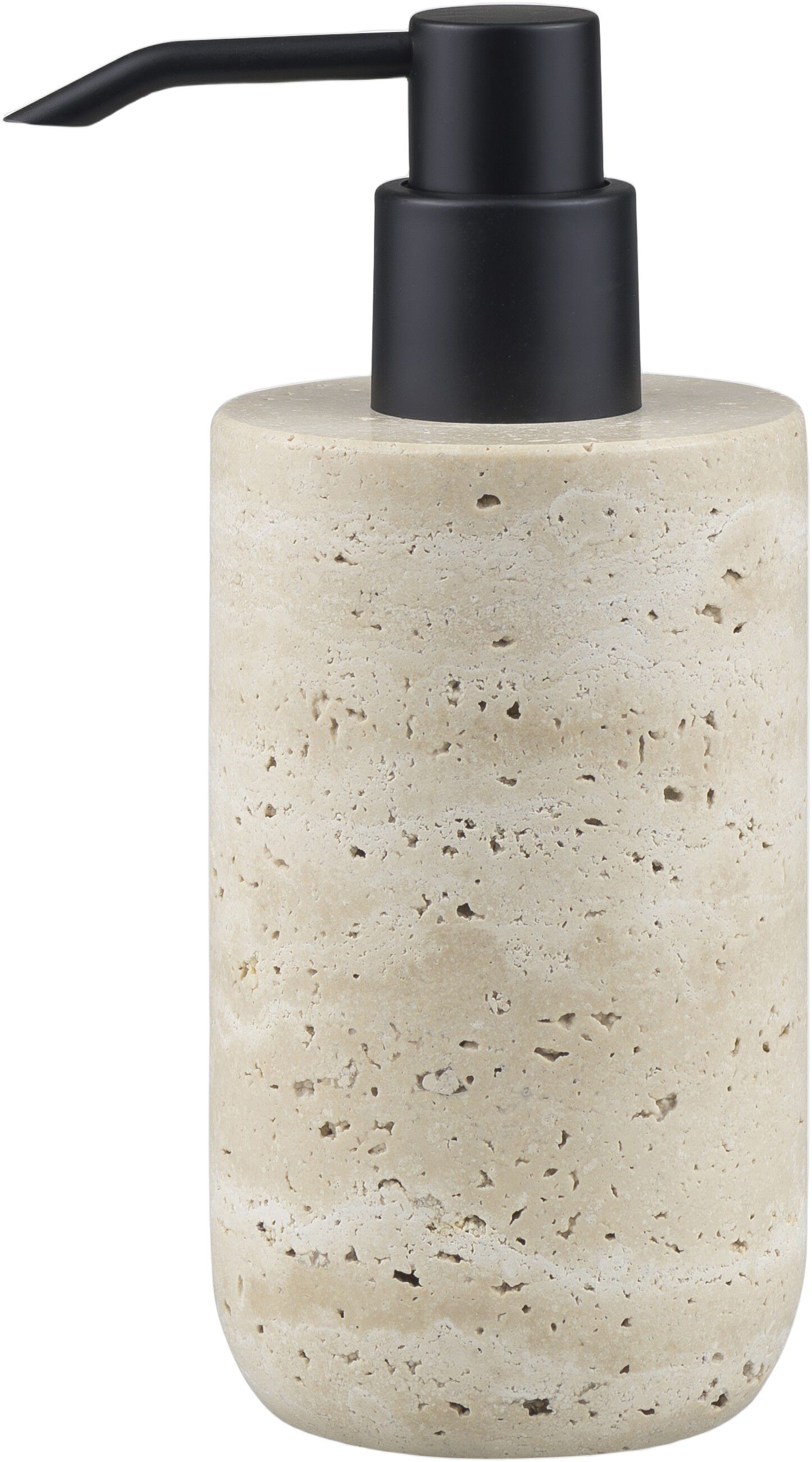 TRAVERTINE dispenser, tall