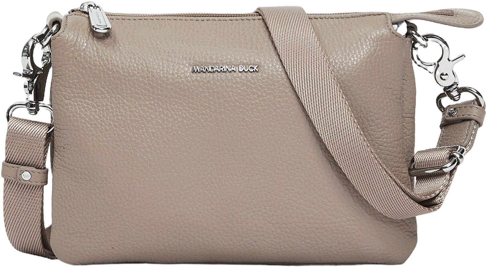 MELLOW LEATHER POCHETTE / WARM TAUPE