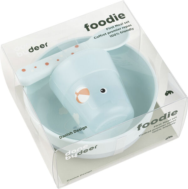 Foodie første spisesæt Playground Blå