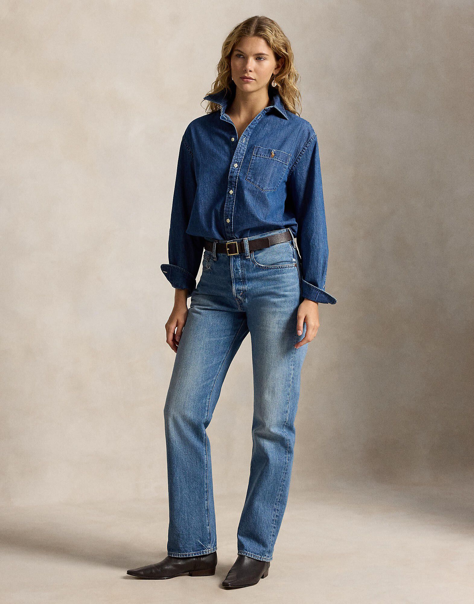 The Big Cotton Denim Shirt