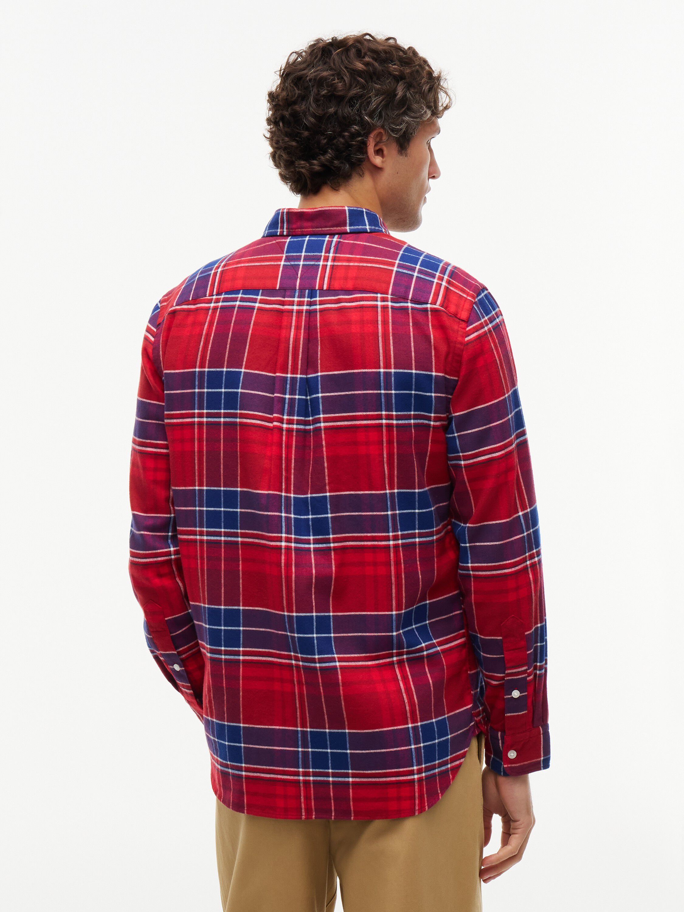 Regular Fit Tartan Check Flannel Shirt
