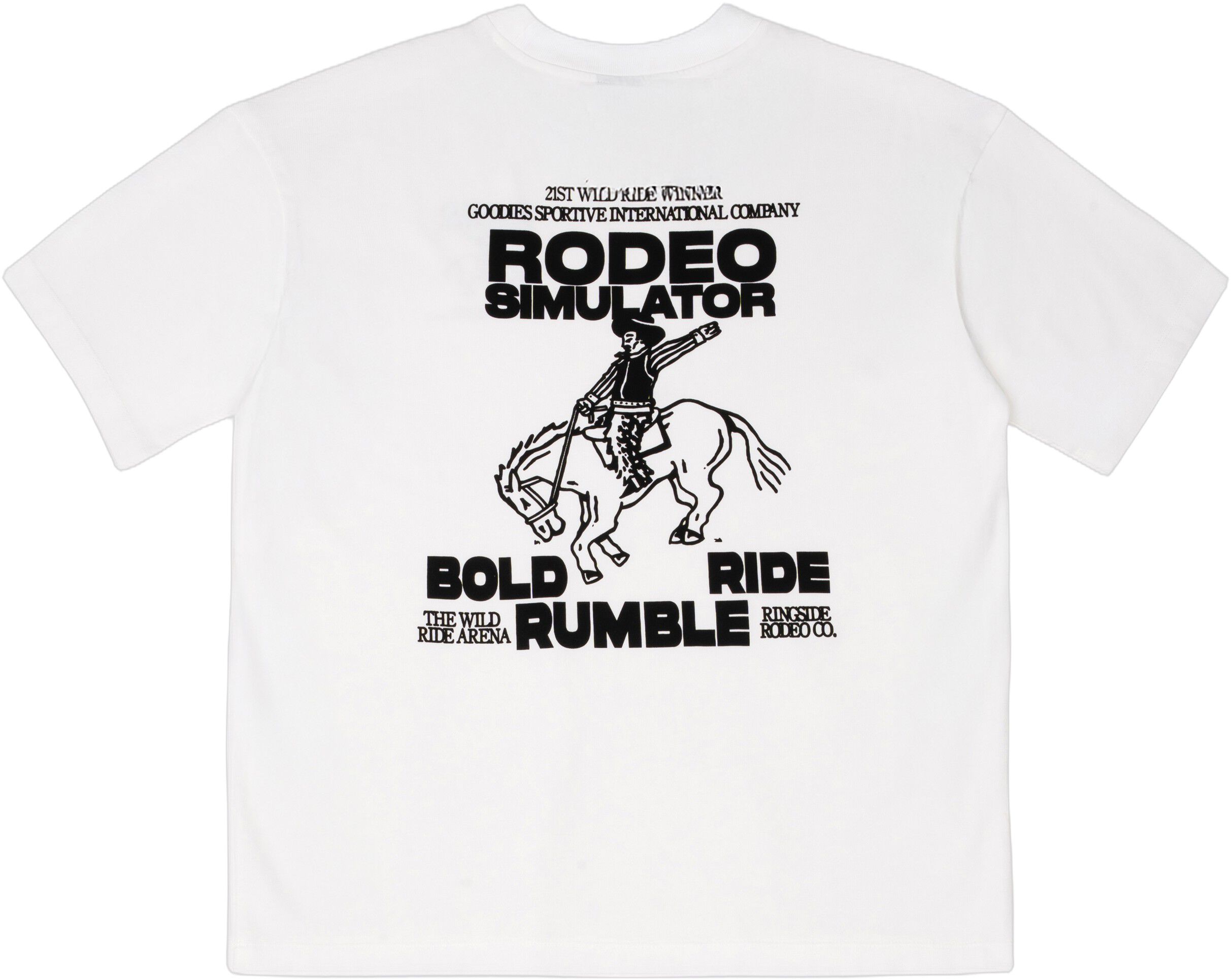 RODEO SIMULATOR WHITE TEE