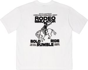 RODEO SIMULATOR WHITE TEE