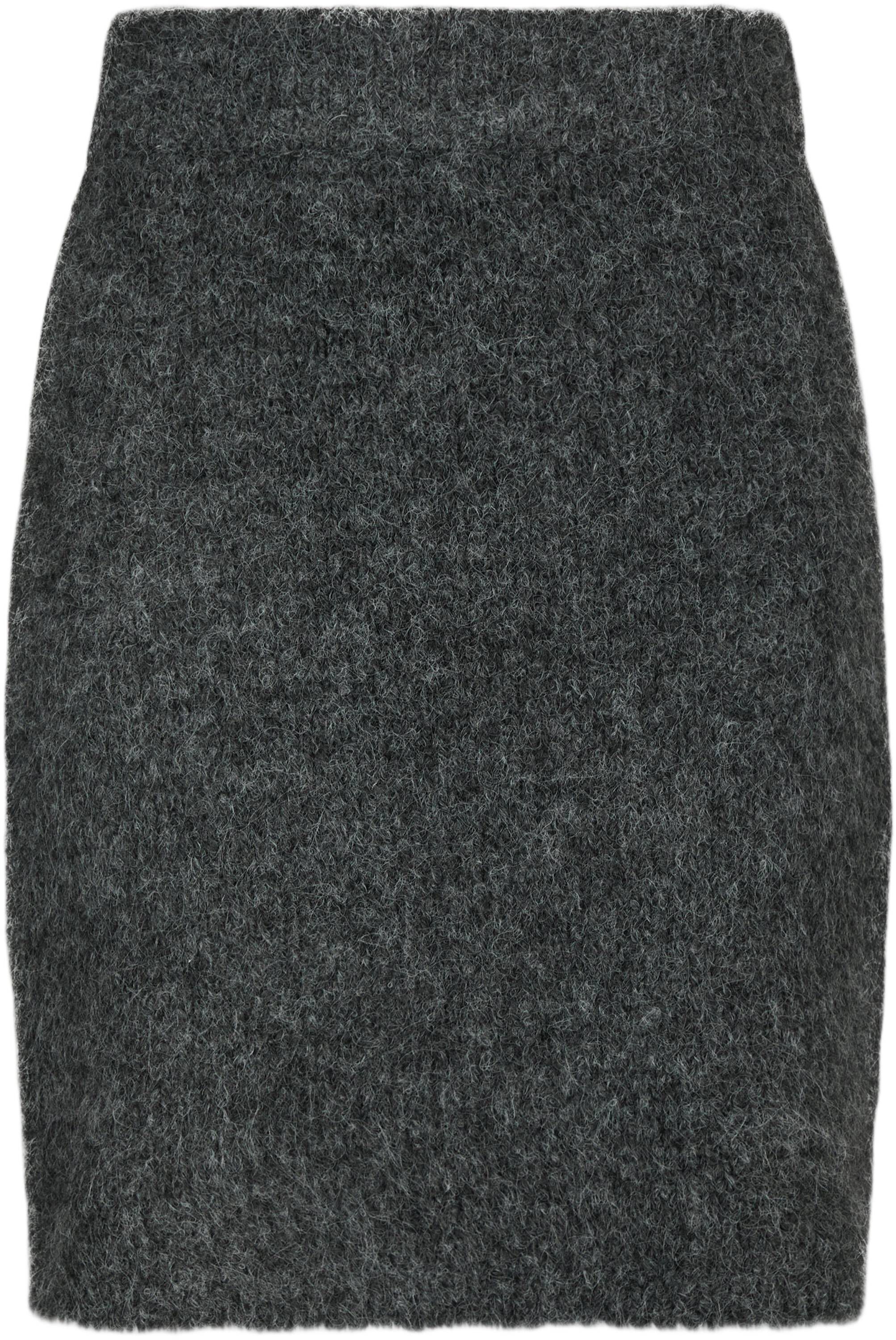 Naria Fluffy Knit Skirt