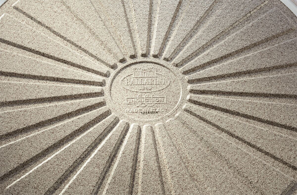 Ledro Wok 28 Beige Rund Aluminium