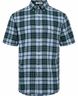 REG COTTON LINEN CHECK SS SHIRT