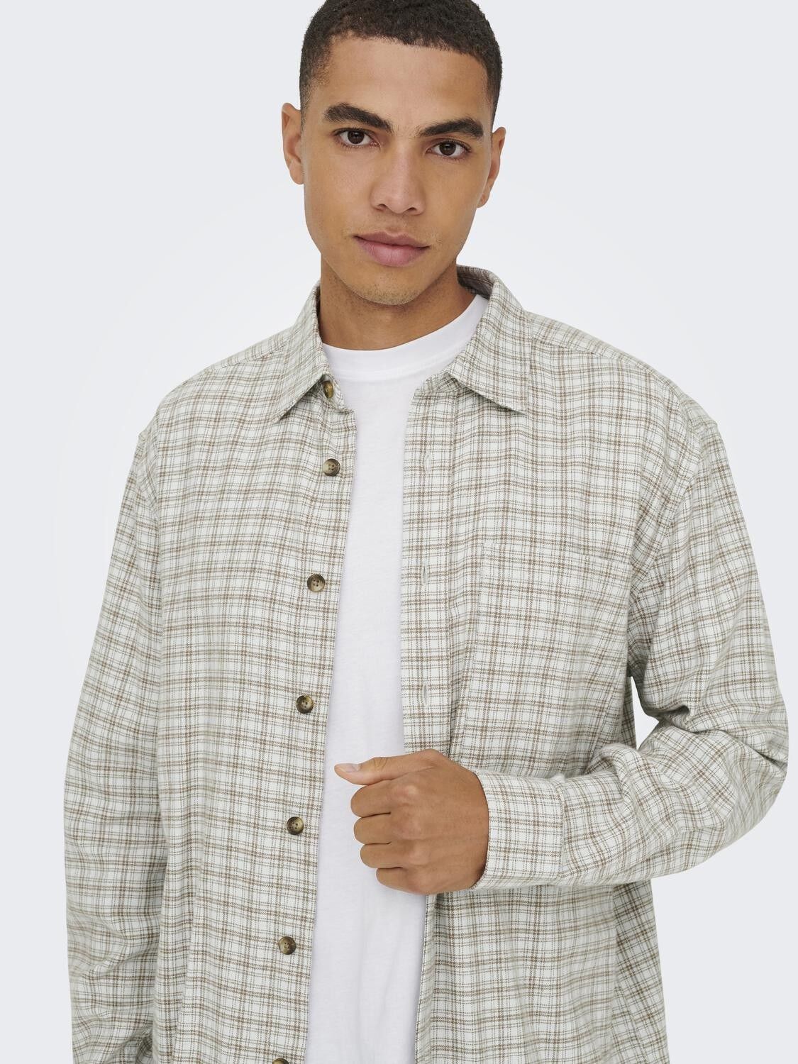 ONSGUDMUND LOOSE LS CHECKED SHIRT