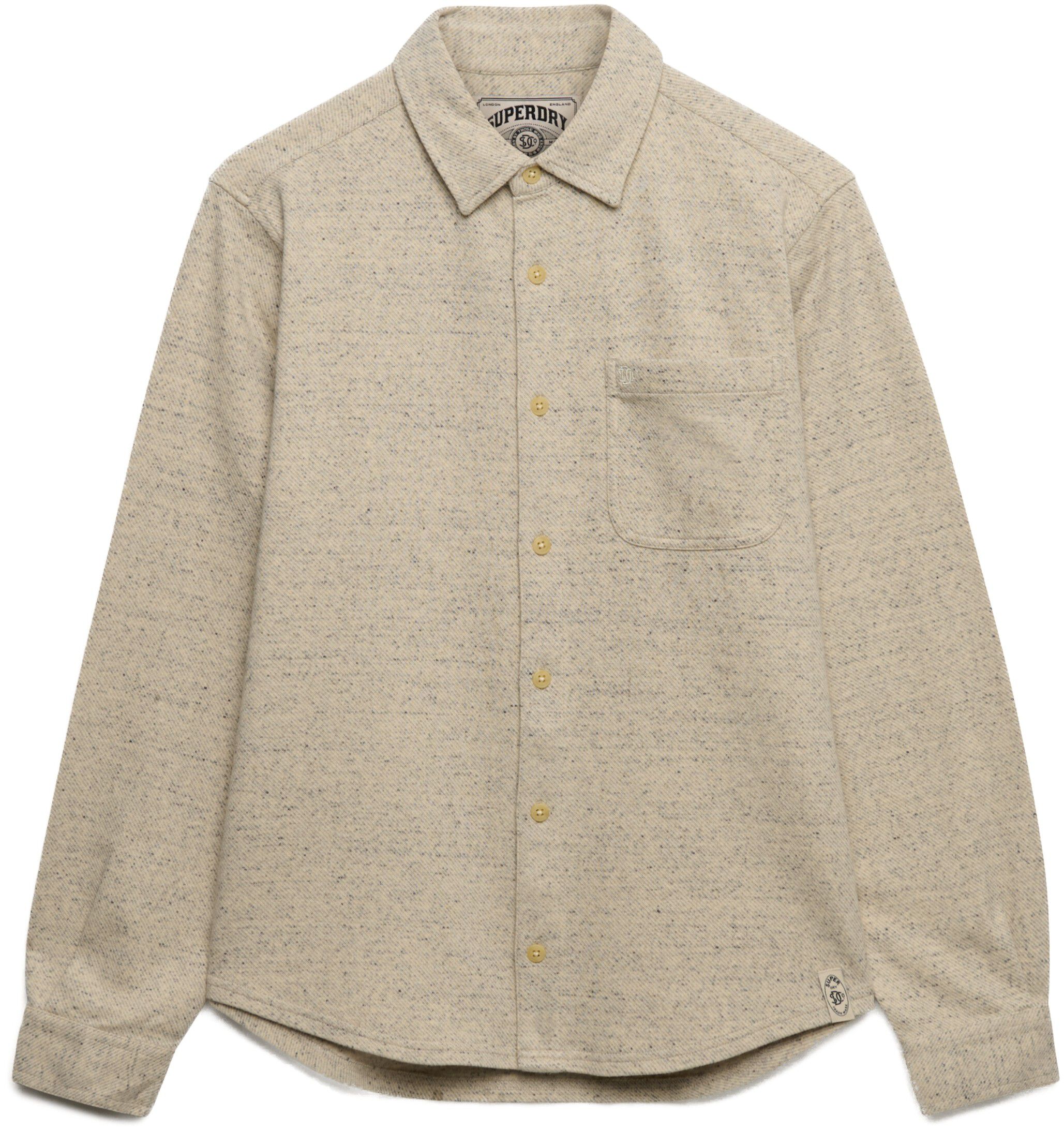 TWILL TWEED JERSEY SHIRT