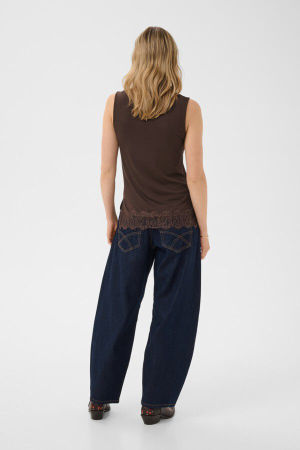 CRAlvaia Jersey Lace Top