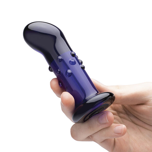 GLAS - RECHARGEABLE REMOTE CONTROLLED VIBRATING DOTTED G-SP