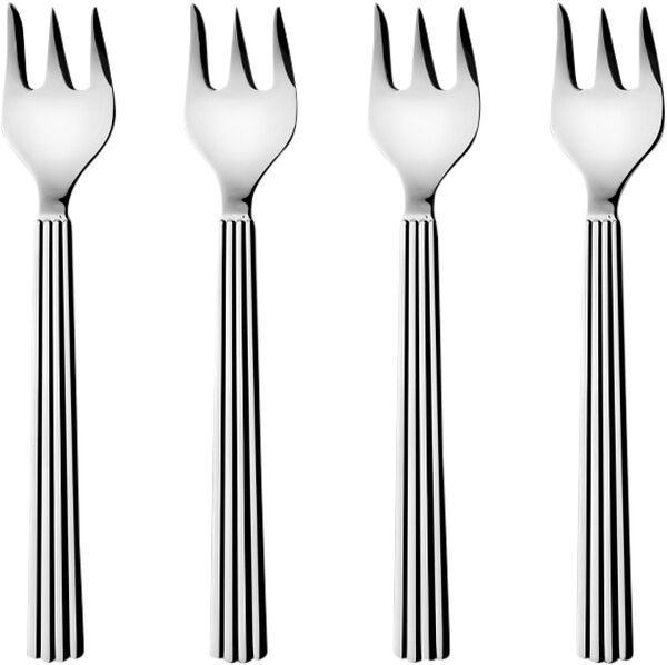 BERNADOTTE CAKE FORK GIFTBOX SET SS 4 PCS