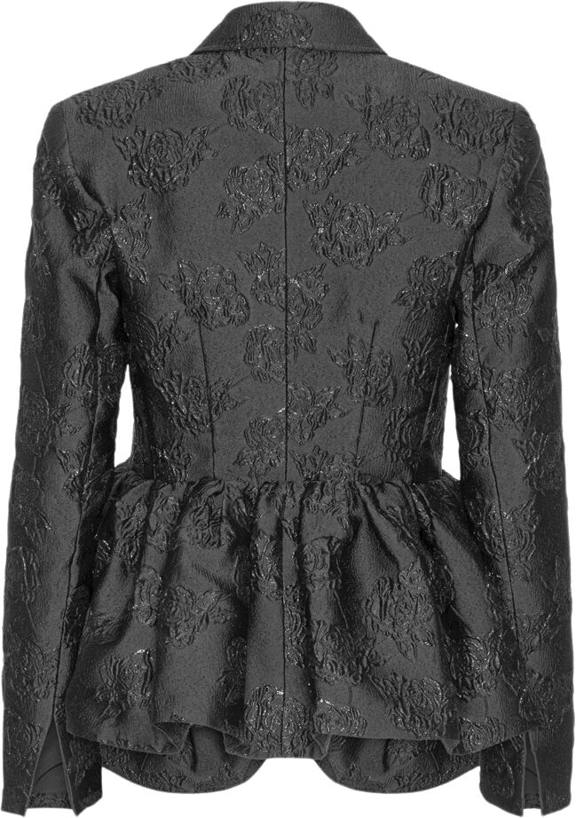 JACQUARD DRAPED BLAZER