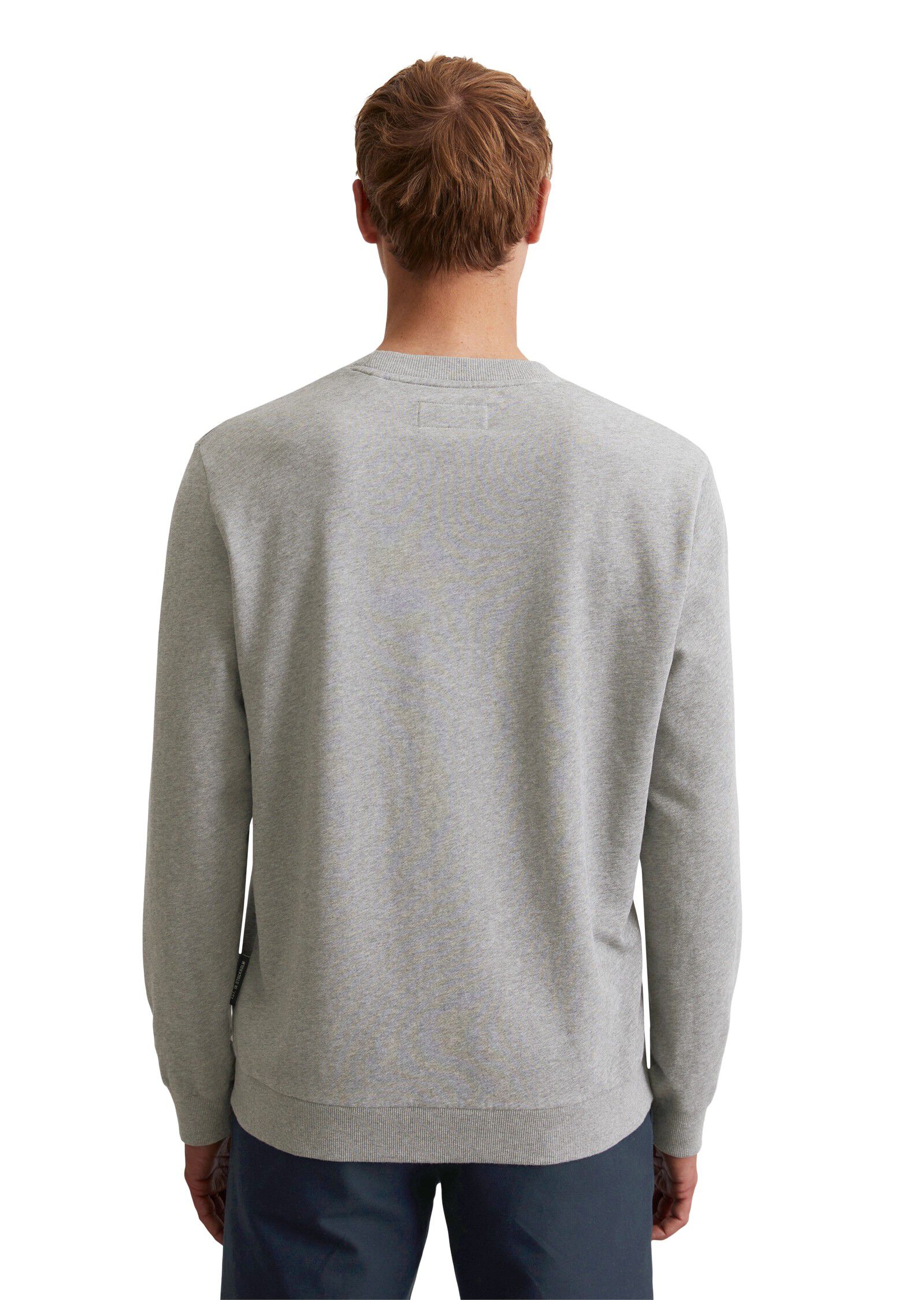 Sweatshirt, long sleeve, ribbed cre
