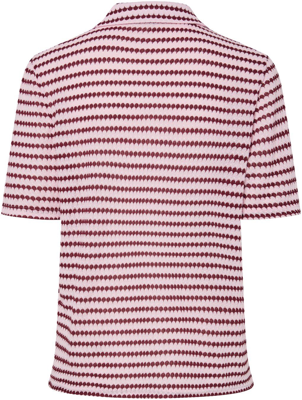 Pcjeya Ss V-Neck Loose Polo D2D Jrs