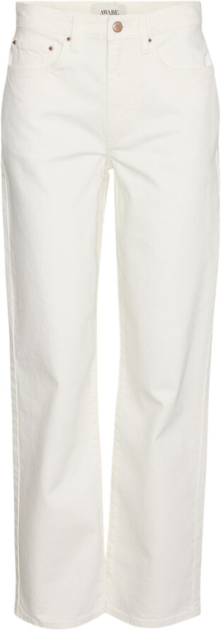 VMVALERIE MR STR RLX ECRU JEANS VMA