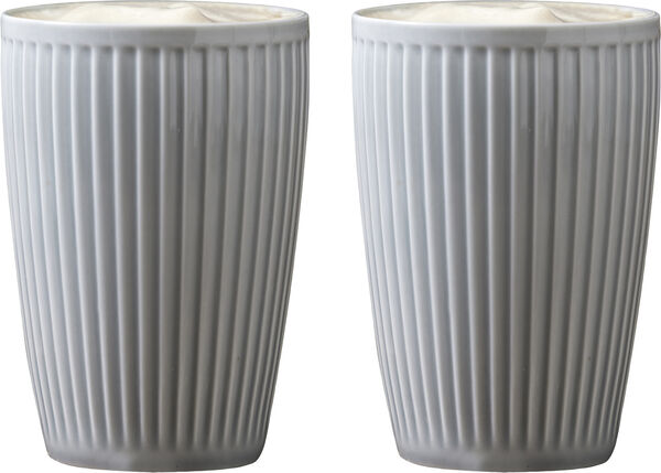 "Termosmugg Plissé 25 cl 8 x 12 cm 2 st Arctic Ice"