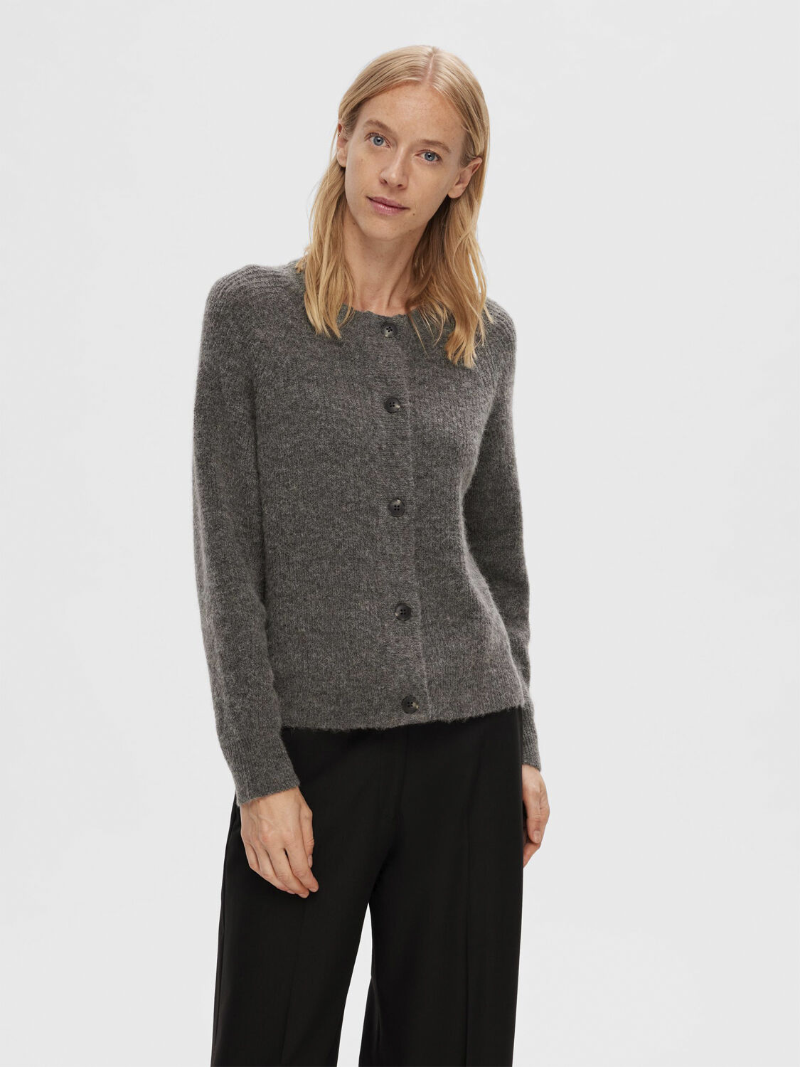 Slflulu Ls Knit Short Cardigan Noos