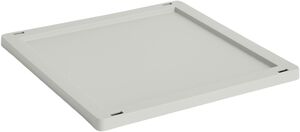 HAY Colour Crate Lid Plastic-Medium Square / Cube-Grey