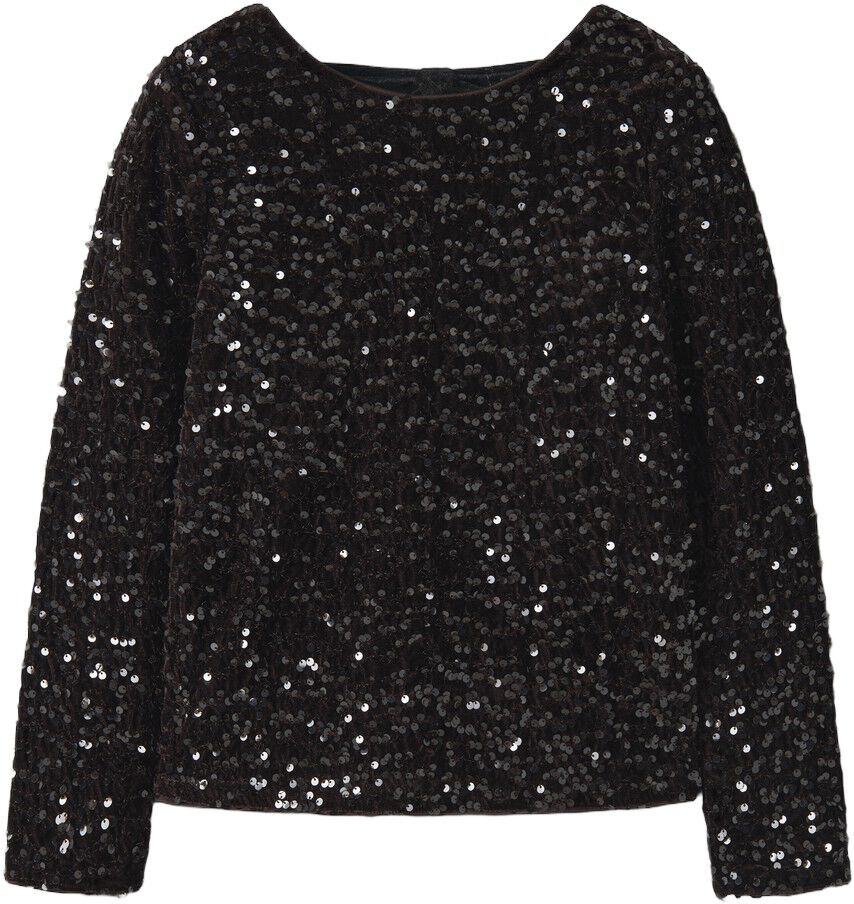 Nkfrusitta Ls Bow Blouse