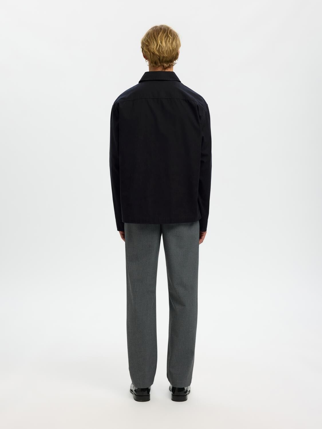 Slhrlxdavid Mix Zip Overshirt