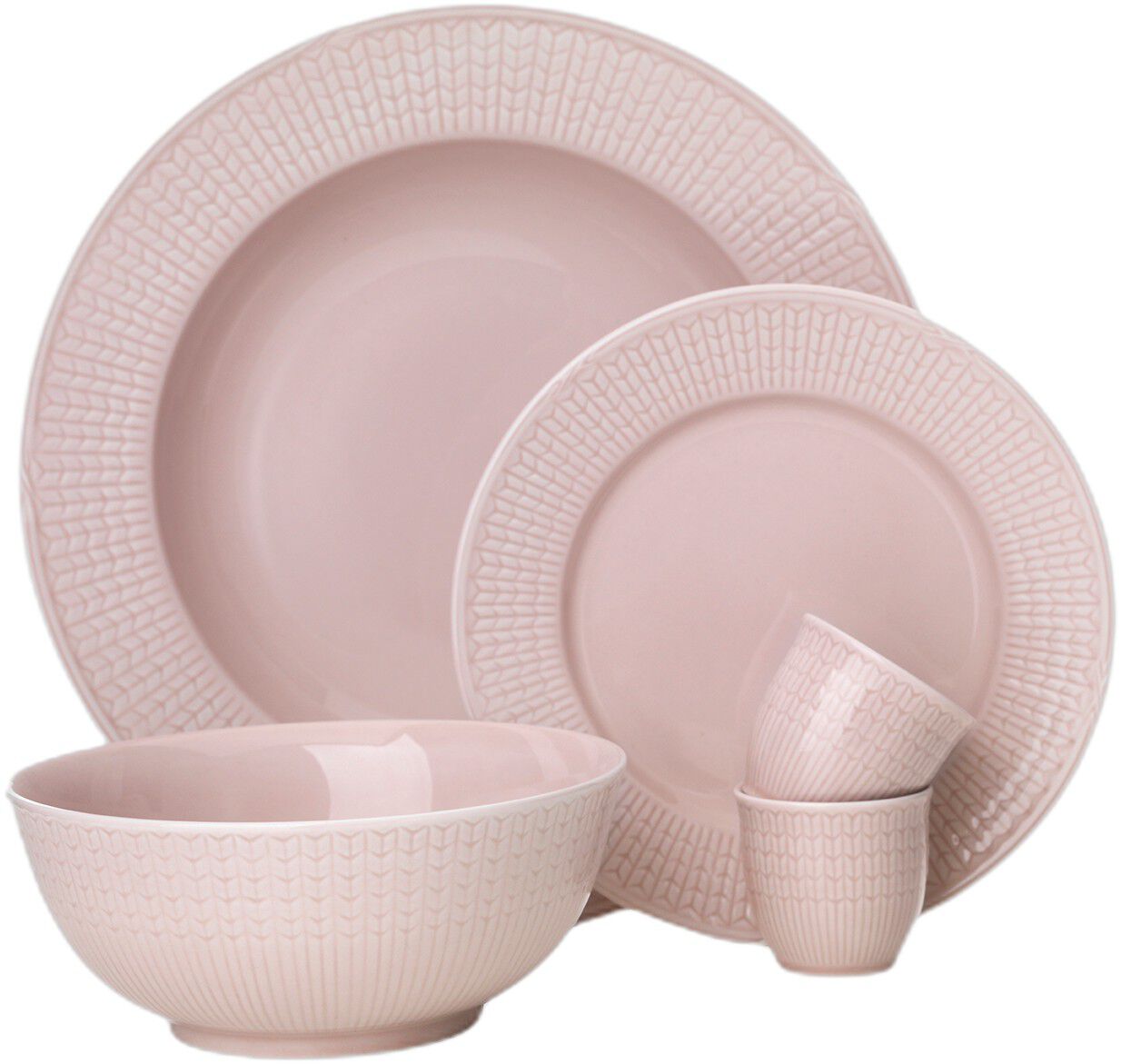 Swedish Grace Dyb Tallerken 25 cm Rose