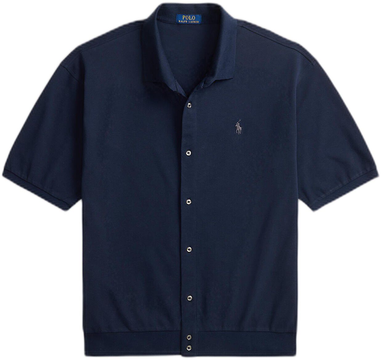 Relaxed Fit Cotton Mesh Shirt