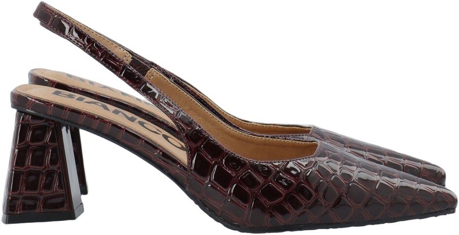 BIAMARALYN Slingback Croco Patent