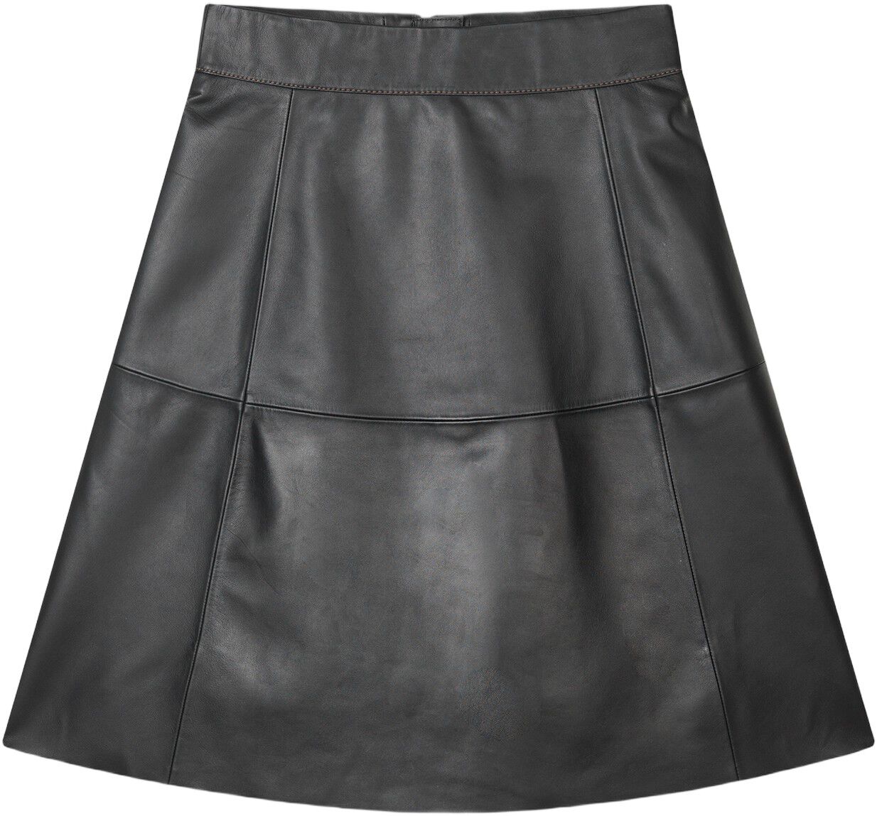 Smooth Leather Stelly Skirt