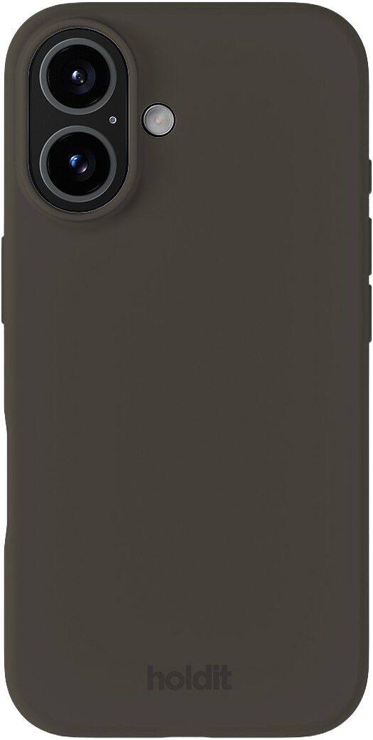 Silicone Case iPhone 16 Charcoal