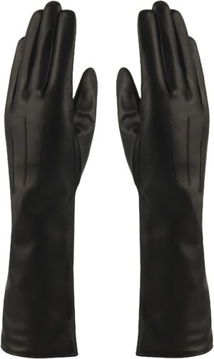 MJM Glove Francesca Long Leather Black