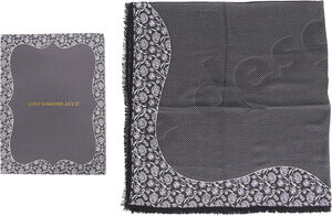 MJM Scarf Adelina 85% Modal 15% Silke Dark Navy