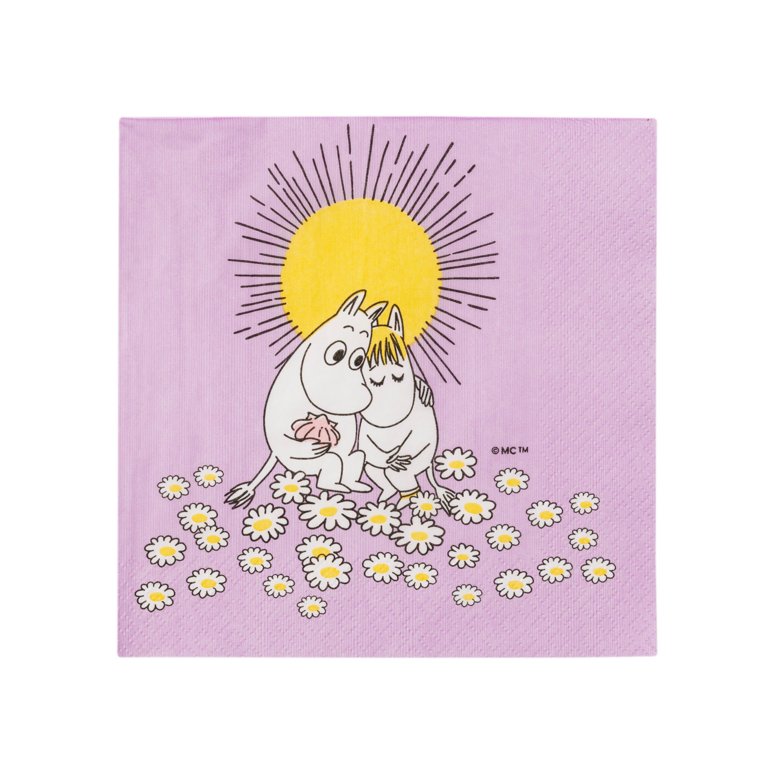 Moomin paper napkin 33cm Sweethearts