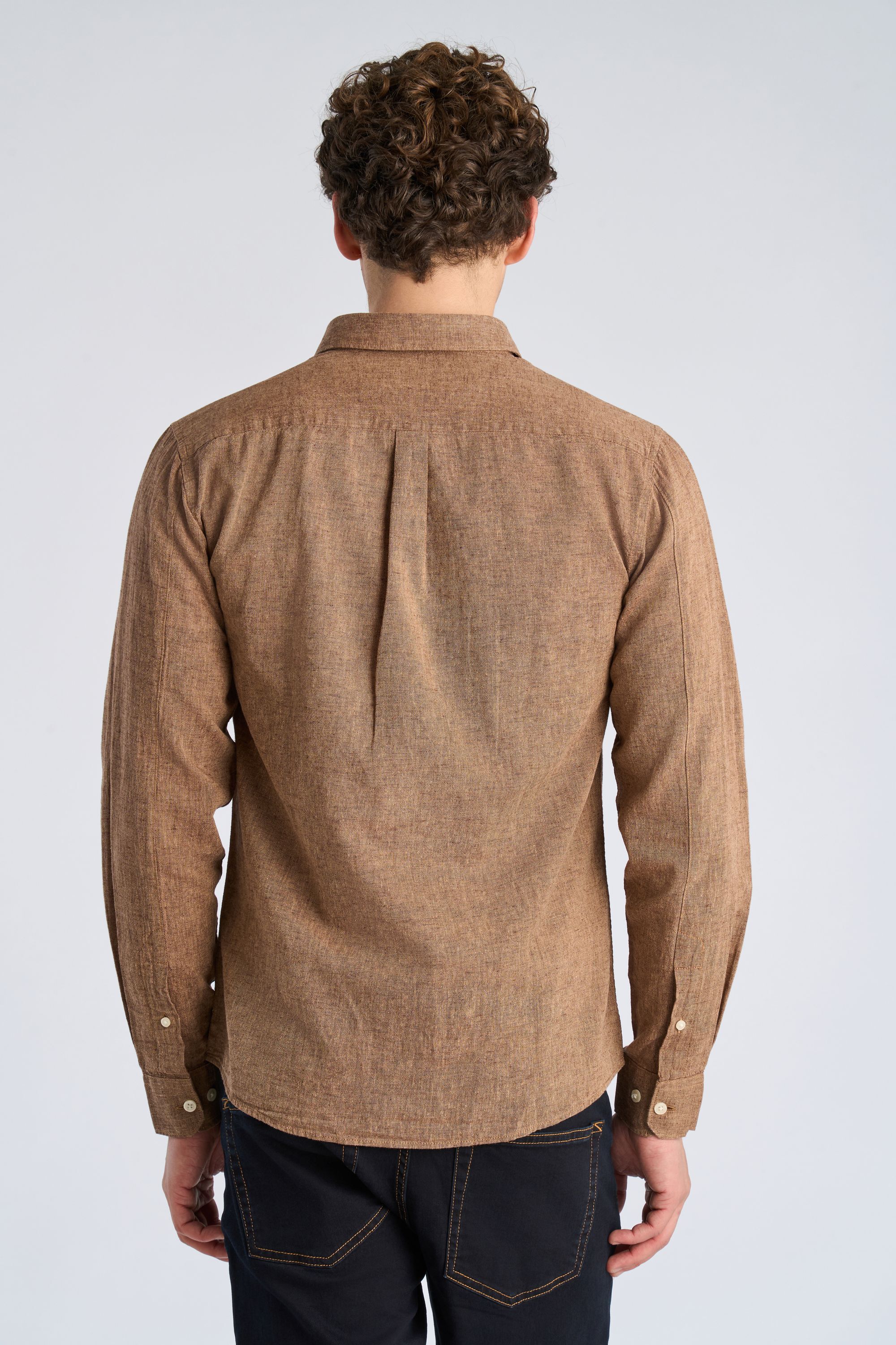 Cotton/linen shirt L/S