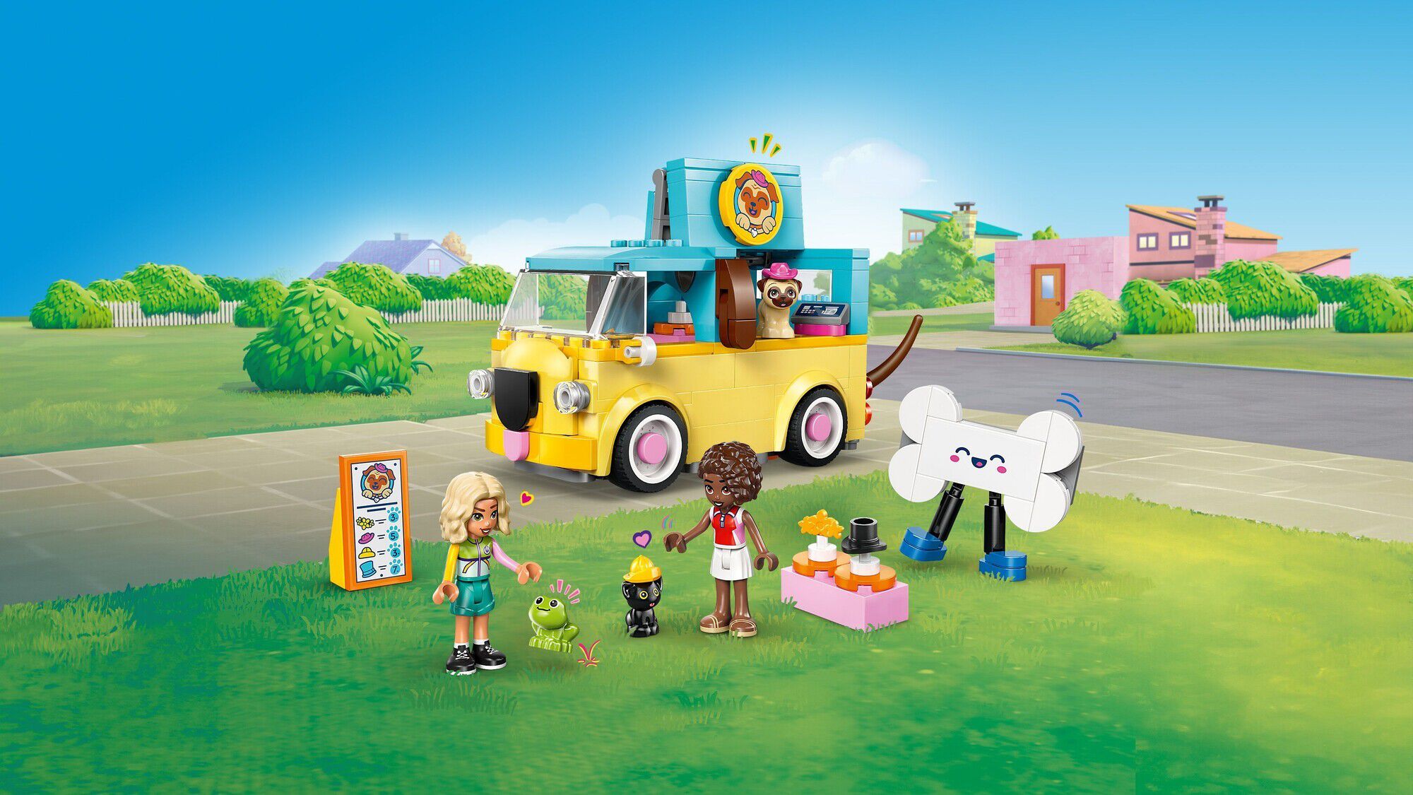 Vogn med k&aelig;ledyrs-accessories 42678
