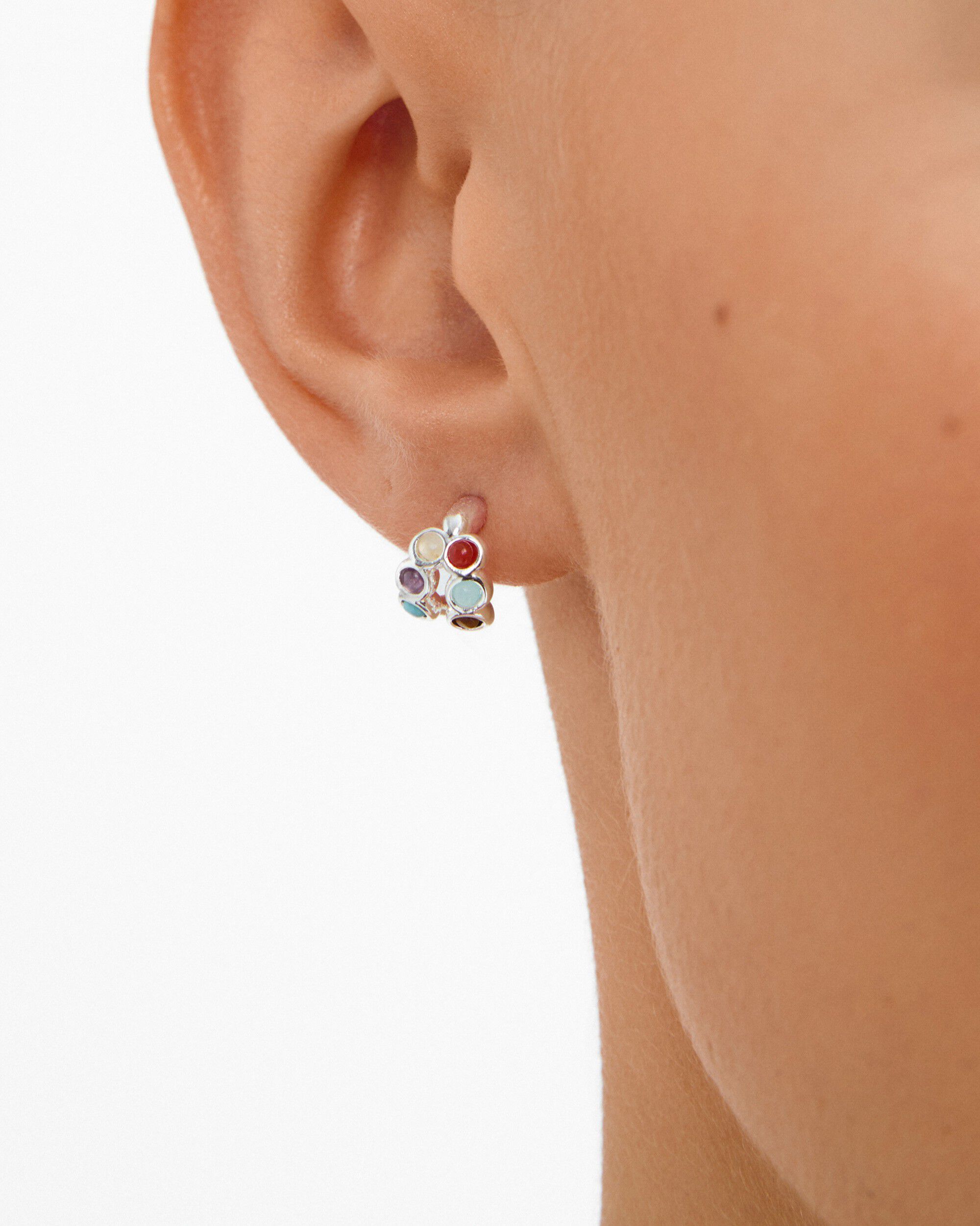 LONNIE earrings silver-plated/multi