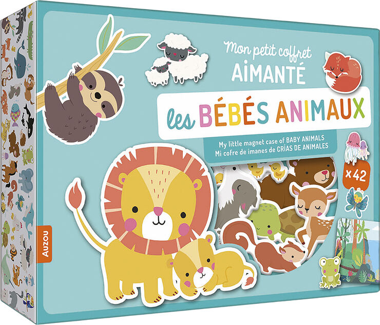 Auzou - Magnetisk legesæt - Dyreunger