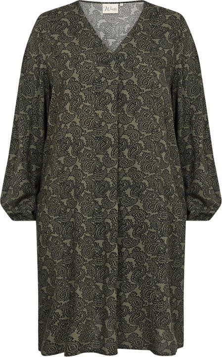 Curvy WA-GAJA 3 Kjole Mørkegrøn