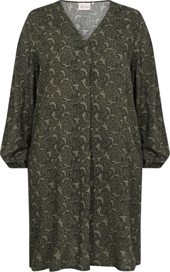 Curvy WA-GAJA 3 Kjole Mørkegrøn