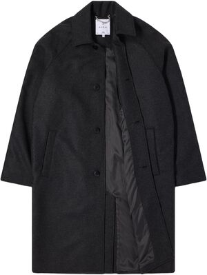 MAC WOOL COAT-DARK GREY MARL