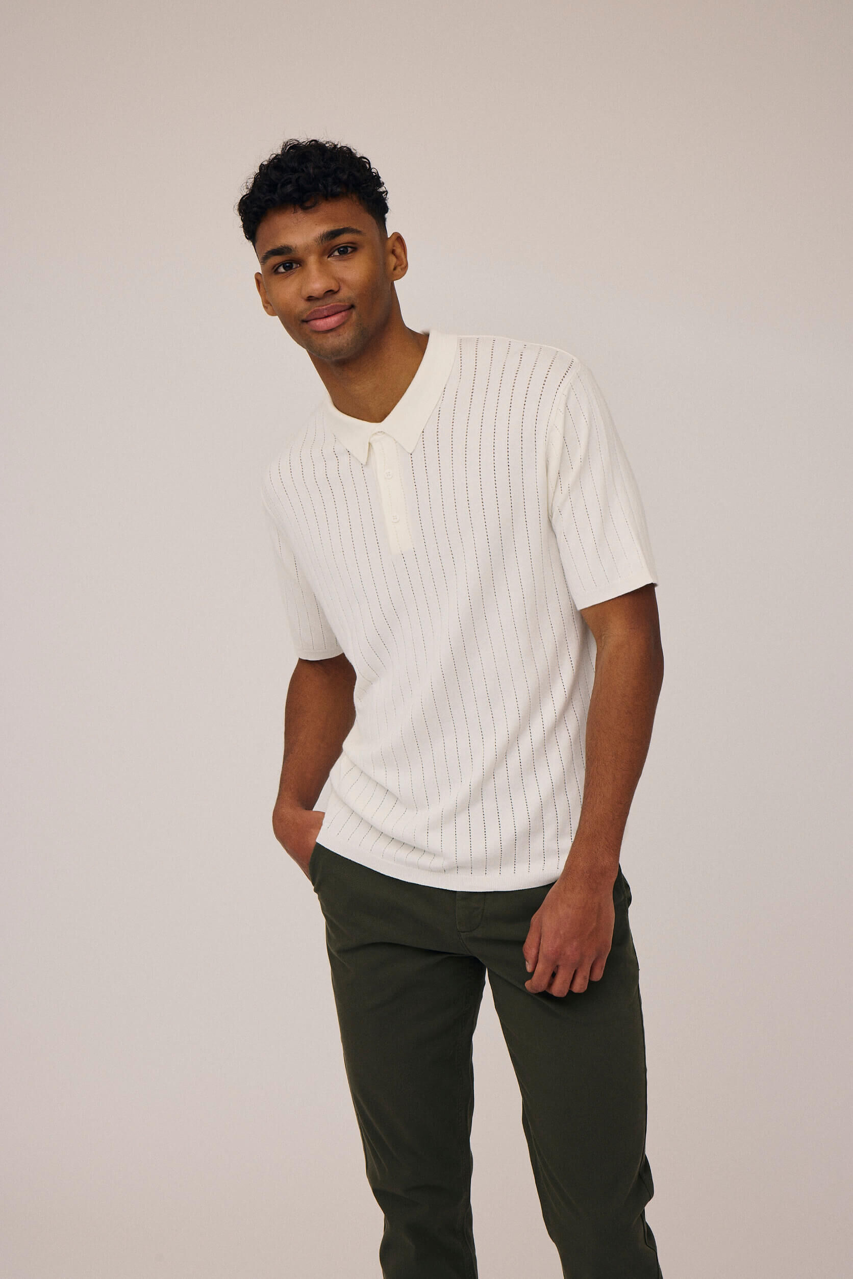 Fabro 1 knit polo - EcoVero