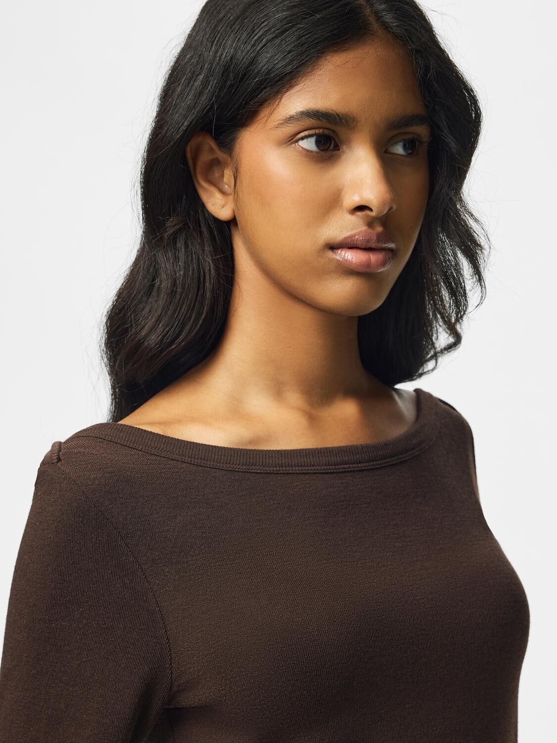 Pcsof Ls Boatneck Top Jrs Dm