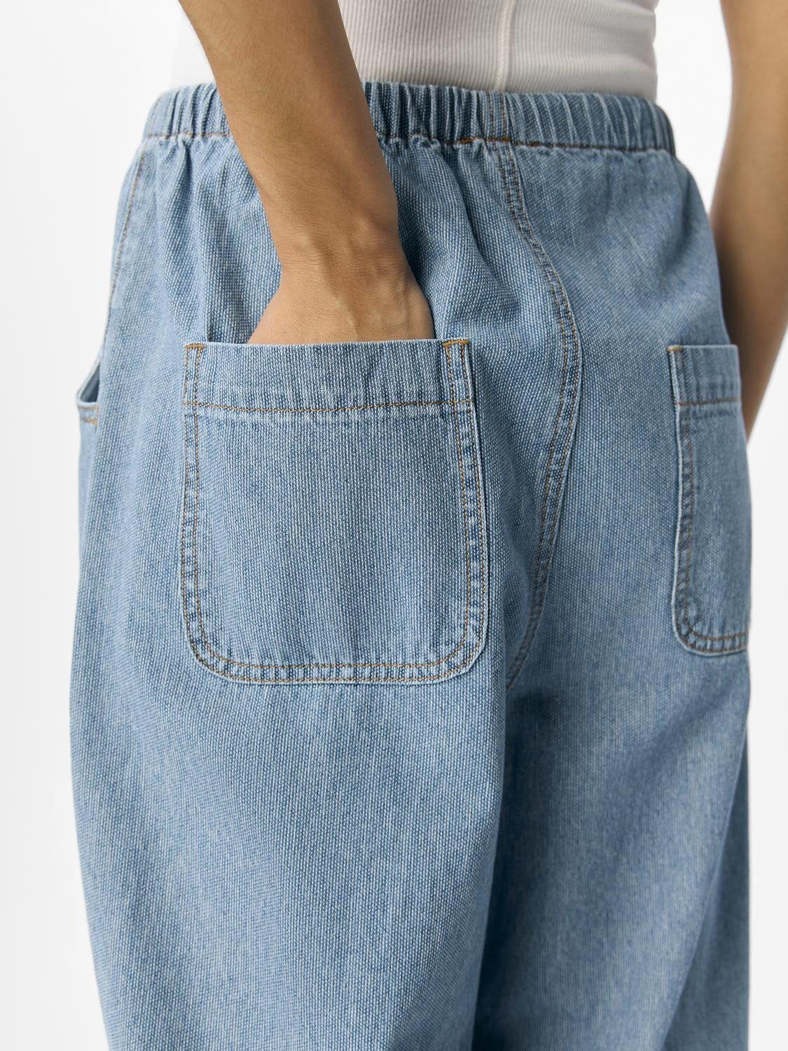 OBJRALY DENIM MW LO PANT 140