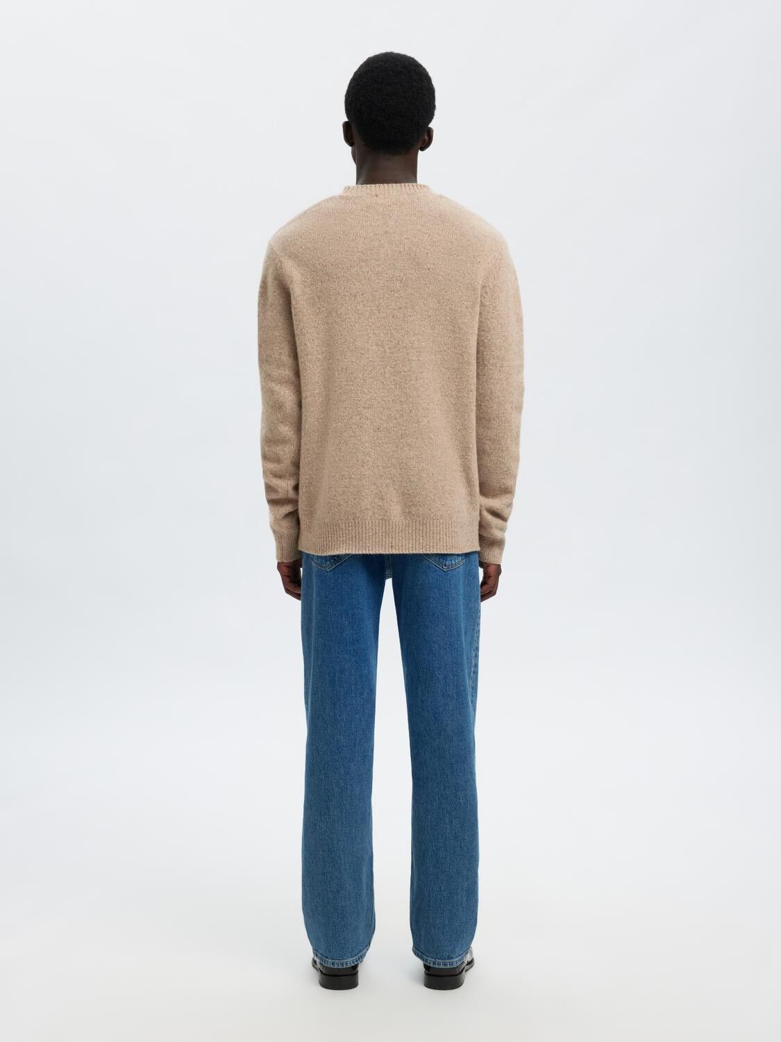 SLHNEIL LS KNIT NEPS CREW NECK