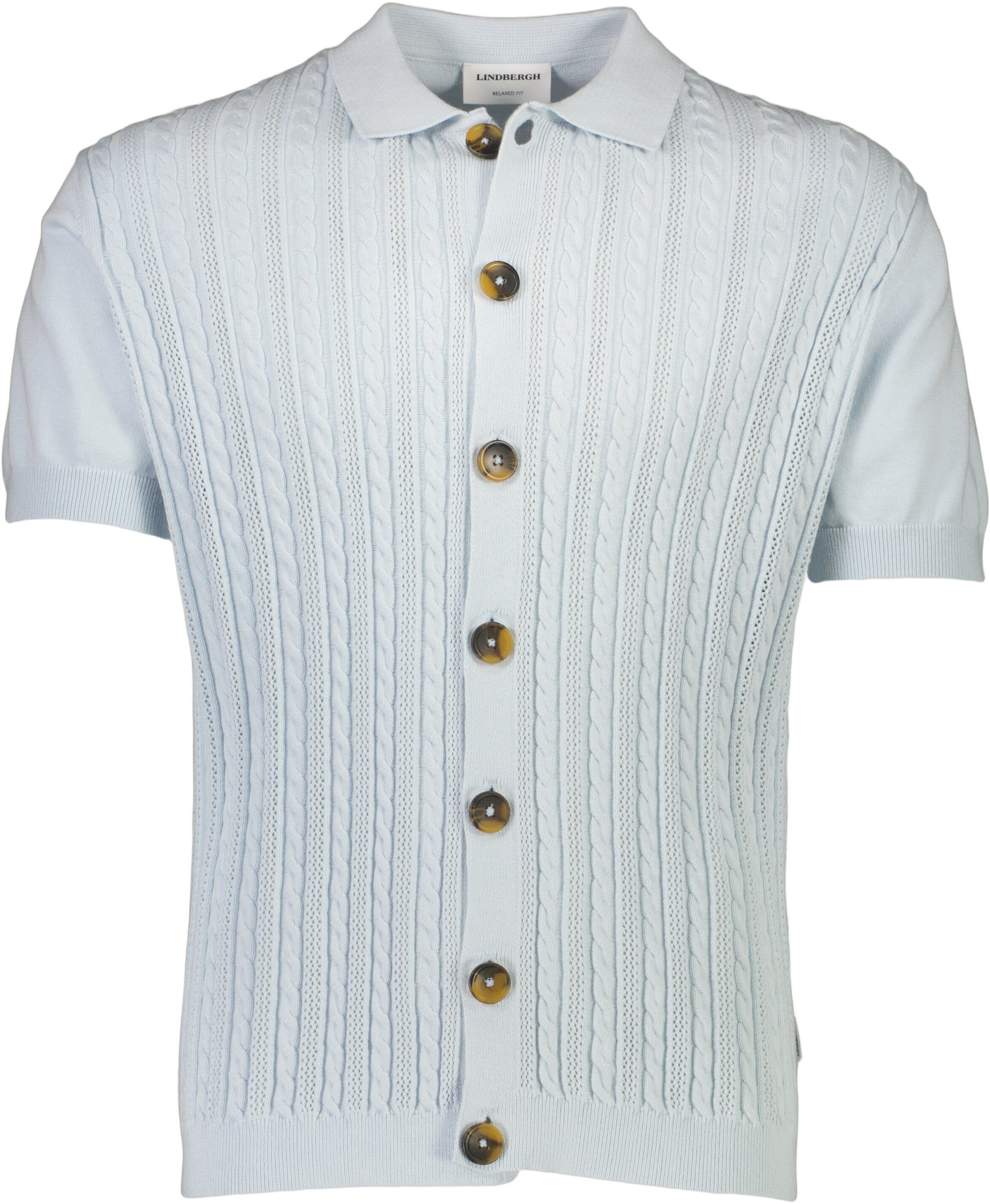 Knitted S/S cable cardigan