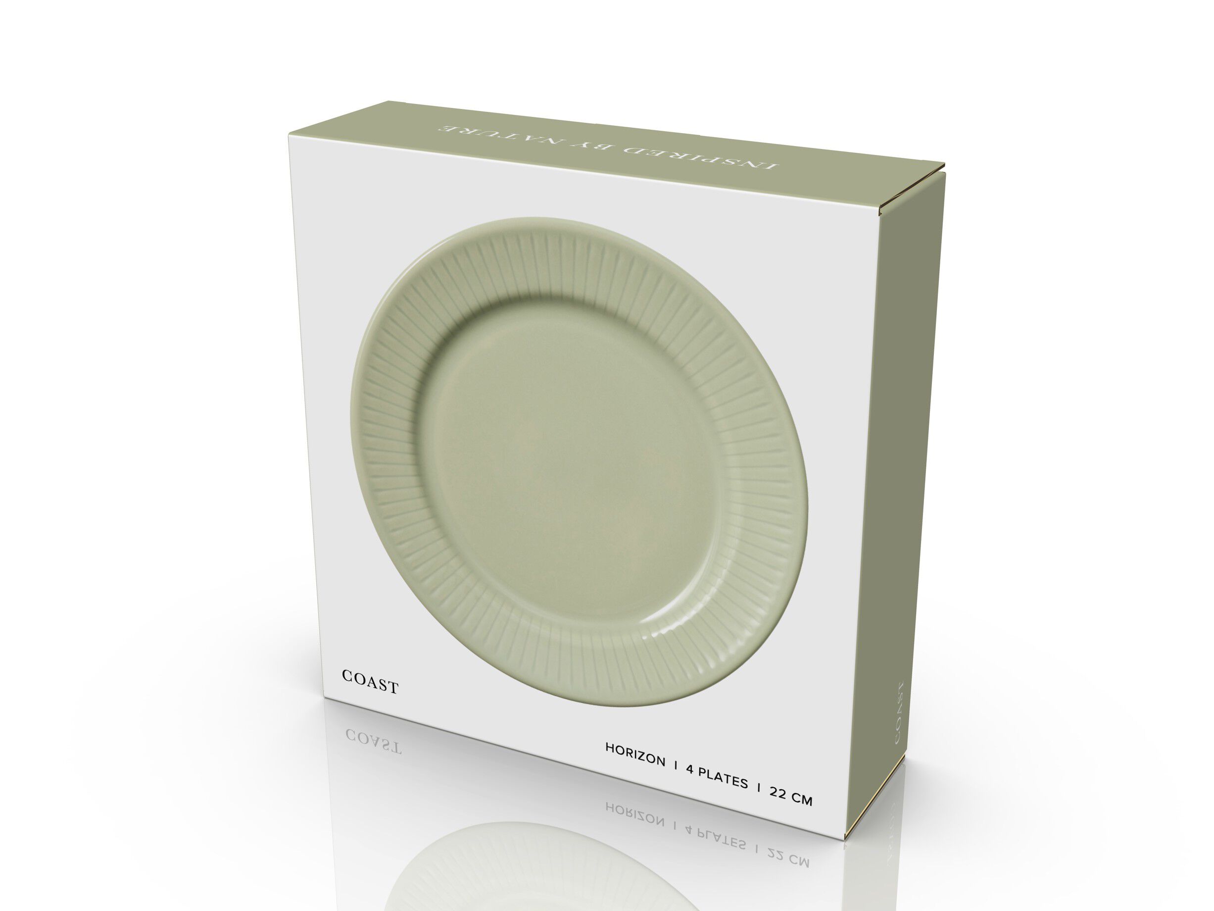 Frokosttallerken Horizon 22 cm 4 stk. Grass