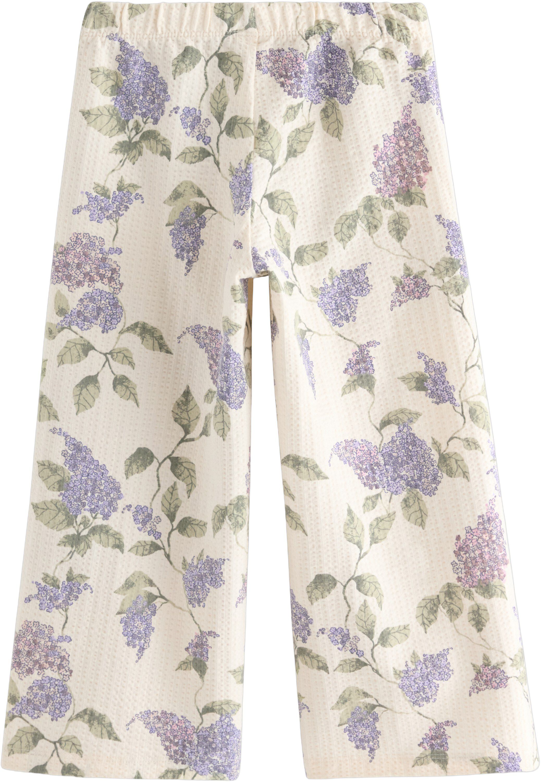 Wide trousers with structure allove