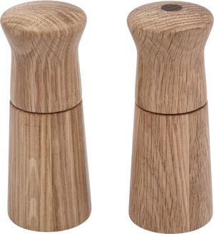 Salt- og pepperkvernsett Kit 14 cm Eik