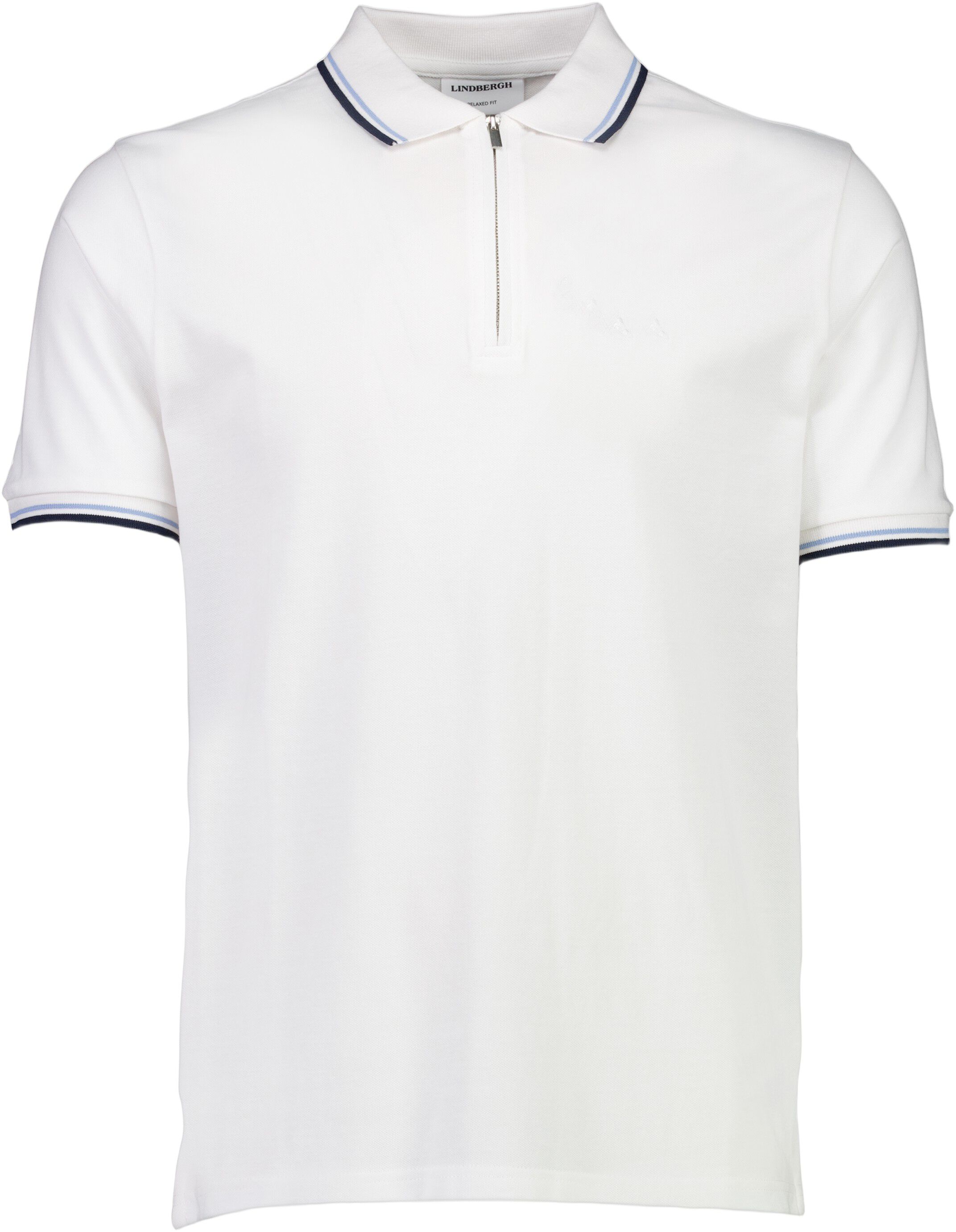 Polo shirt w. zip neck